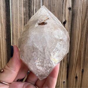 14.57 oz. Huge Herkimer Diamond Quartz Crystal From Herkimer NY.